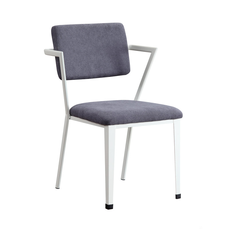 Chaise de salle à manger avec siège rembourré (ensemble de 2)