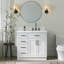 Meuble-lavabo simple en bois massif 36 po Tidworth avec plateau en quartz Carrara de 1,5 po-1805328807-1763275039-1763275036