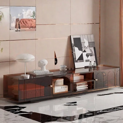 Creative design sense acrylic TV cabinet