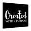 Created with a Purpose 1 Piece Wrapped Canvas Wall Art-740970494
