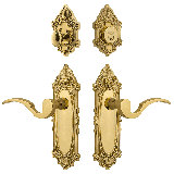 Nostalgic Warehouse Victorian Entry Set with Manor Lever