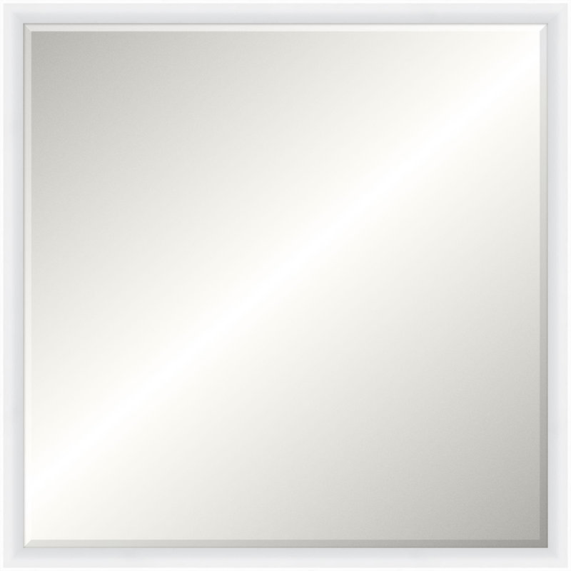 Summercove Solid Wood Mirror, Square, 26" x 26"