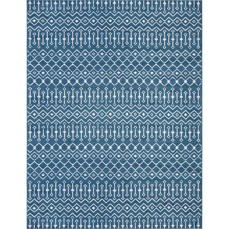 Aemtenan Abstract Indoor Rug, Rectangle 9'10" x 13'