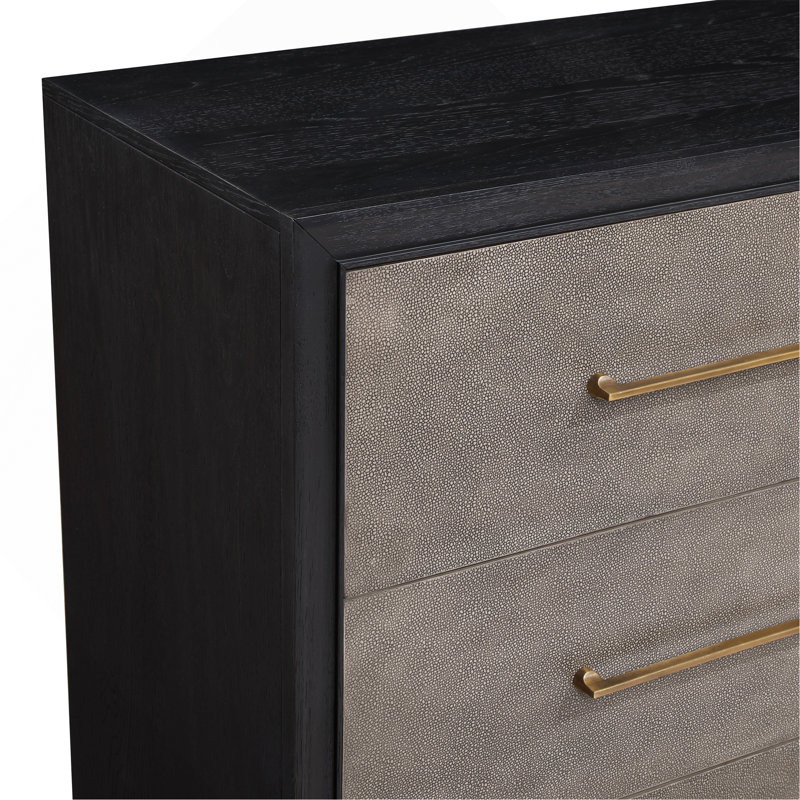 1 table de chevet contemporaine à 2 tiroirs en bois