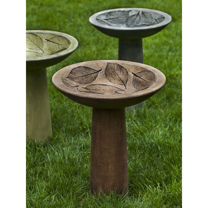 Birdbath, Aged Limestone