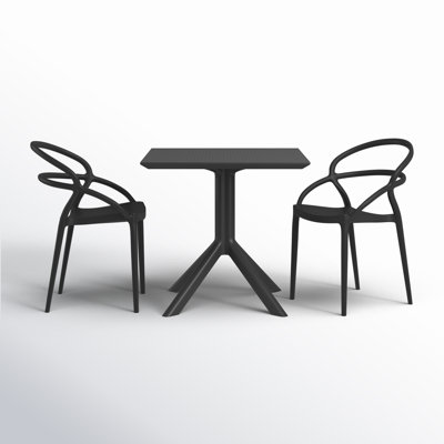 Farrah Patio 3 Piece Bistro Set by AllModern