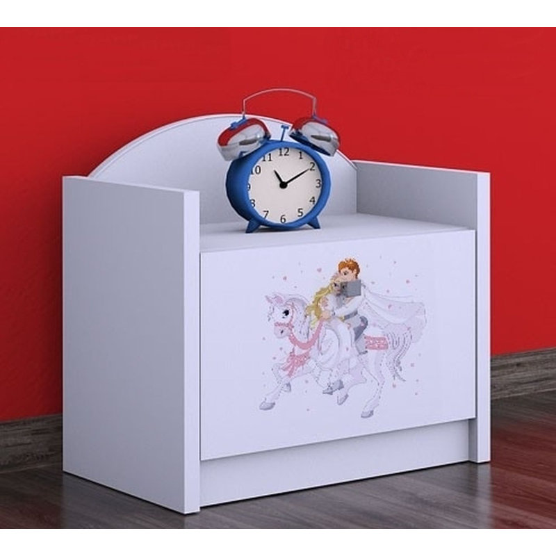 Justen Nightstand, White