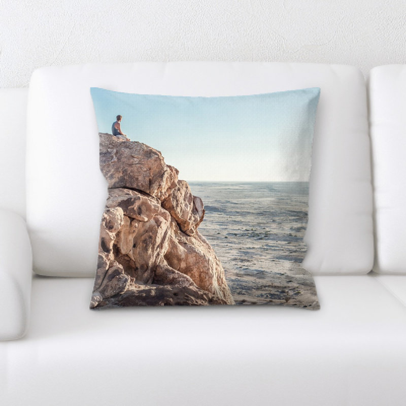 Coussin décoratif voyageur