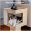 Mobilier d'intérieur multi-niveaux pour chat moderne