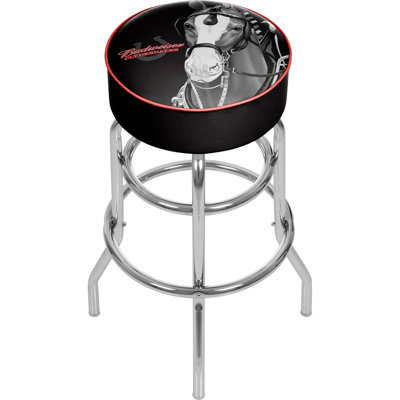 Budweiser Clydesdale Swivel Upholstered Counter Stool