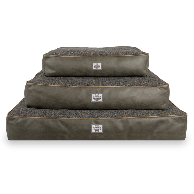 Jungolica Orthopedic Pet Bed, 100cm H x 90cm W x 20cm D, Grey