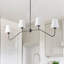 Luminaire suspendu en fer 4 lumières