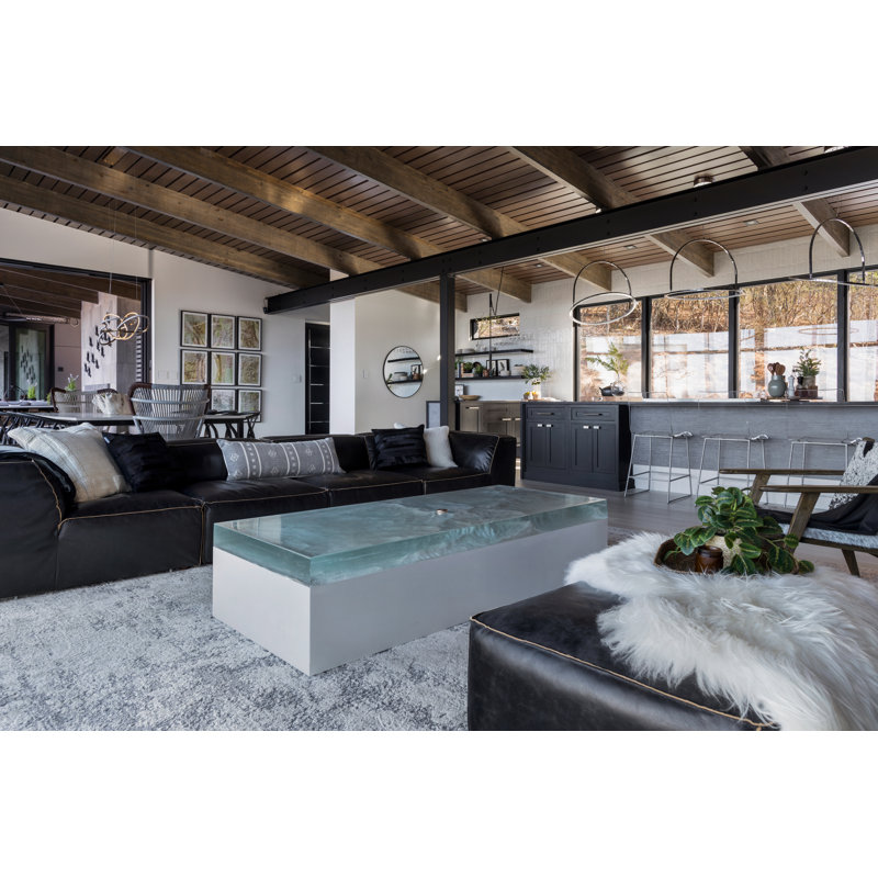 Rogalski 1 - Light Polished Chrome LED Unique/Statement Pendant, 31.5" H x 40" W x 40" D