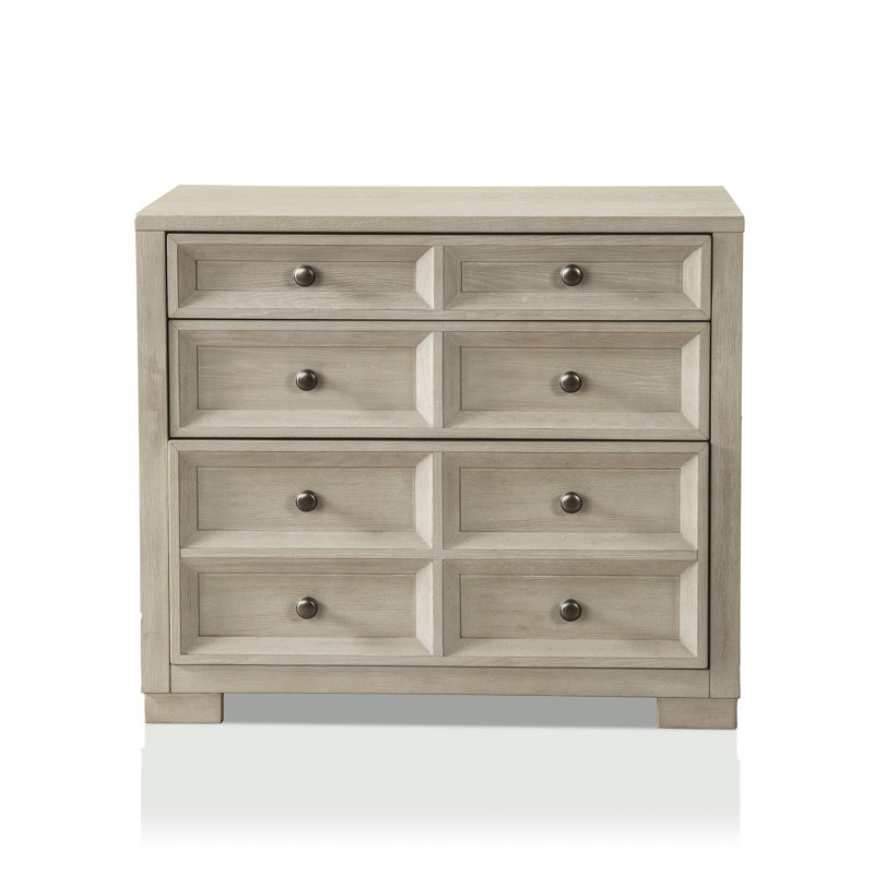 Armoire de rangement à 3 tiroirs avec plateau à clavier pliable Schell