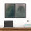 Art mural abstrait, ensemble de 2 reproductions d'art encadrées sur toile