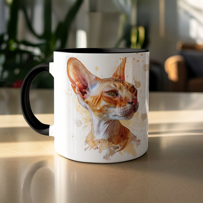 Ceramic Coffee Mug, Black, 2