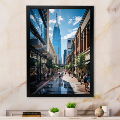 Alrisha Charlotte City Urban, reproduction sur toile