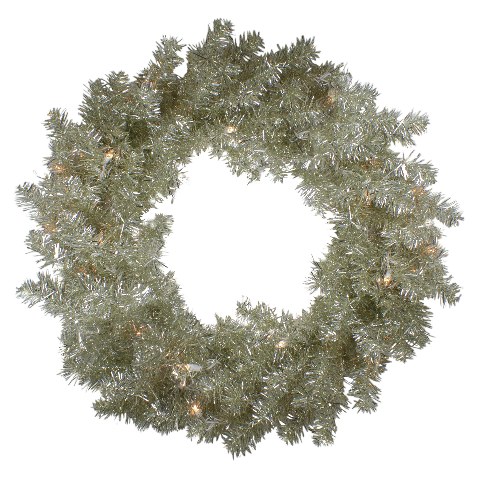24" Pre-Lit Wreath