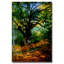 « bodmer oak fontainebleau forest » par claude monet, reproduction d’art sur toile tendue-489695197