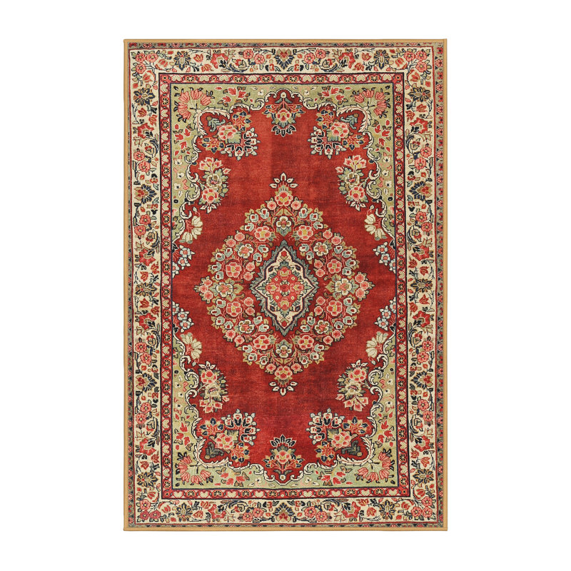 Oriental Indoor Rug, Rectangle 5' x 7'