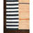 Cieanna Striped Brown Multicolored Machine Woven Cotton Polyester Area Rug-1023878836