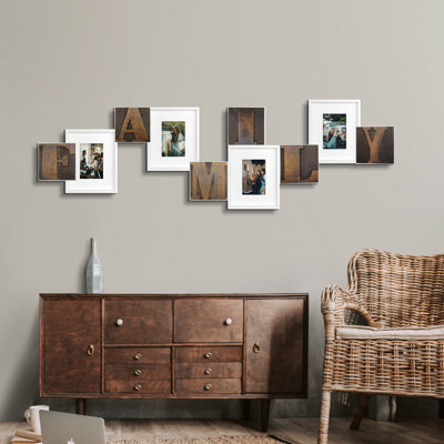 Zeitler Luxury Family PVC Picture Frame Set of 10