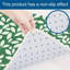 Tapis de cuisine Minimalist Leaf pour salle de lavage, paquet de 2, vert et blanc