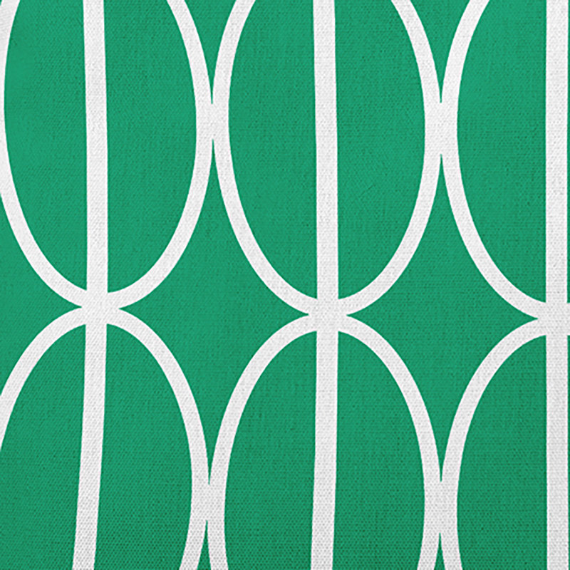 Coussin Palm Beach, Véritable menthe géométrique