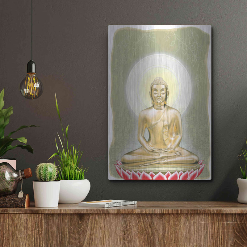 "Bouddha" par Zige Tanabe, H 16 po x l 12 po