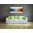 Hand-painted On Canvas Colorful White Background Abstract Oil Paintings Multi Color Wall Art Contemporary Artwork