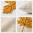 Thanksgiving Decor Throw Pillow Cover With Fall Maple Leaf And Pumpkin Pattern