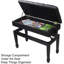 Banc de rangement rembourré en cuir Damarrion-2055903315