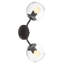 AAEC18357EEA4A999E5134E088086BC2 Applique murale Meridian 7 po à 2 lumières incandescentes