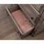 Table de chevet 3 pièces en bois massif gris chaud Warm Wood
