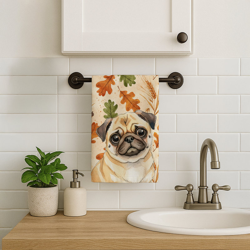 Serviette de cuisine Fawn Pug, Fug Pug