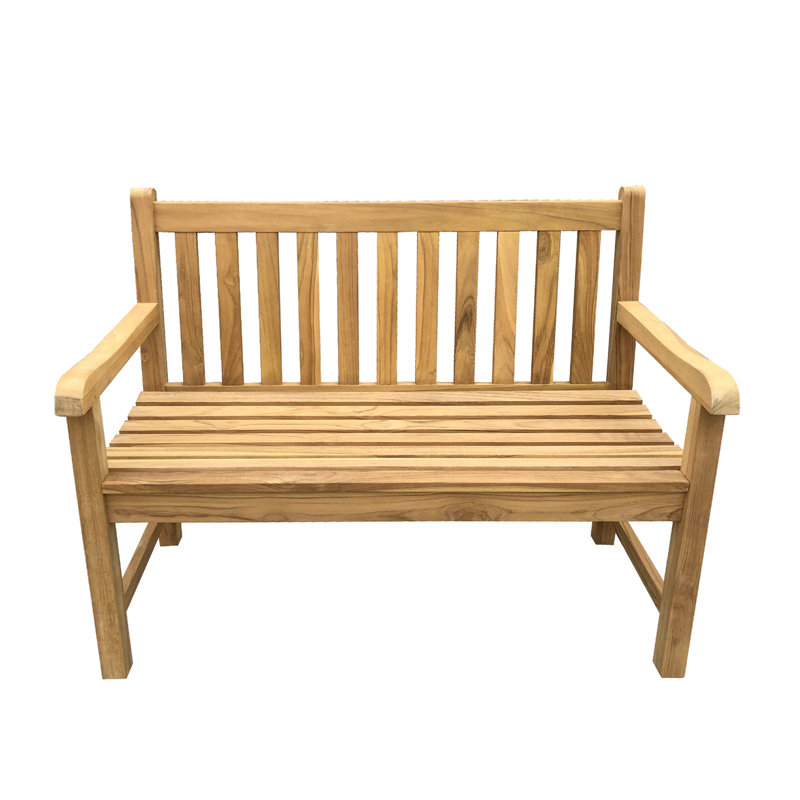 Banc pour 2 personnes Teak River, H 34 po x l 50 po x P 25 po