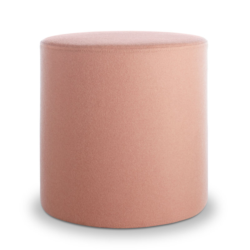 Bumper Round Pouf, Vesper Blush