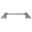 C TO C EVENING DRESS IV APPLIANCE PULL; CLEAR CRYSTAL; MATTE SILVER FINISH-1591877395