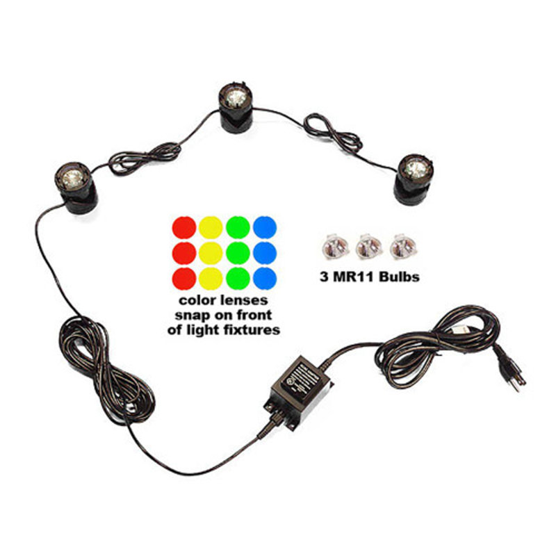 Matte Black Low Voltage Plug-in Integrated LED Spotlight