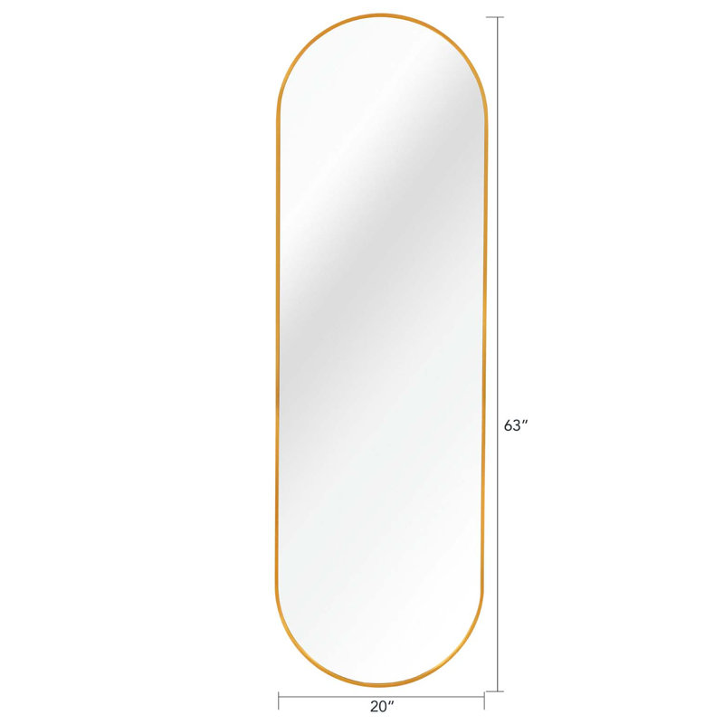 Miroir ou miroir de salle de bain Gold 63 x 20IN, Doré