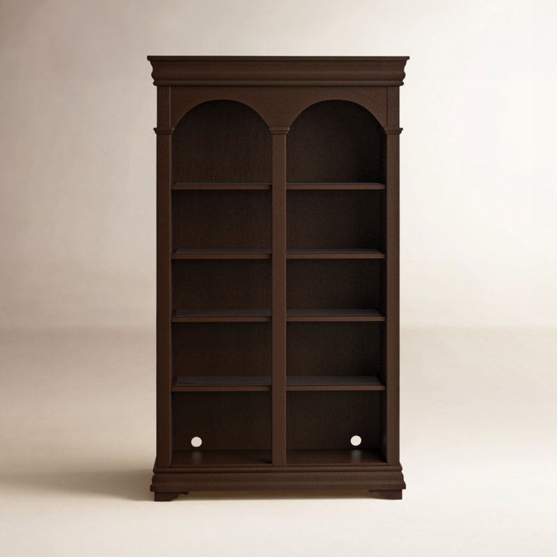 Bibliothèque standard en bois massif H 78 po x l 46 po Lockwood