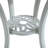24'' Round Cast Aluminum Outdoor Bistro Table with Lattice Design-1726716435