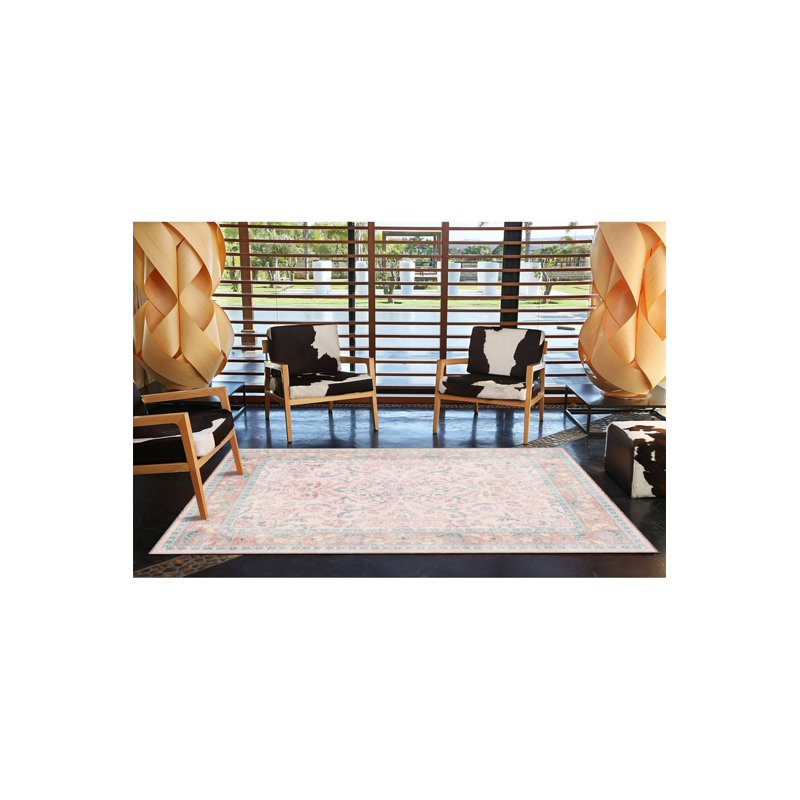 Tapis décoratif lavable Modern, Sous-tapis carré 3 pi 3 po inclus