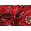 Tapis unique en laine noué à la main style Bokhara des années 2010 de 4 pi x 6 pi 3 po rouge / brun / brun clair Gunnulf