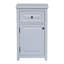 17" W Freestanding Bathroom Storage Cabinet with Drawer and Adjustable Shelf, White
