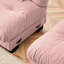 Canapé modulaire Free Combination, canapé en U pour le salon, canapé 4 places avec 2 repose-pieds, chenille rose-842835706