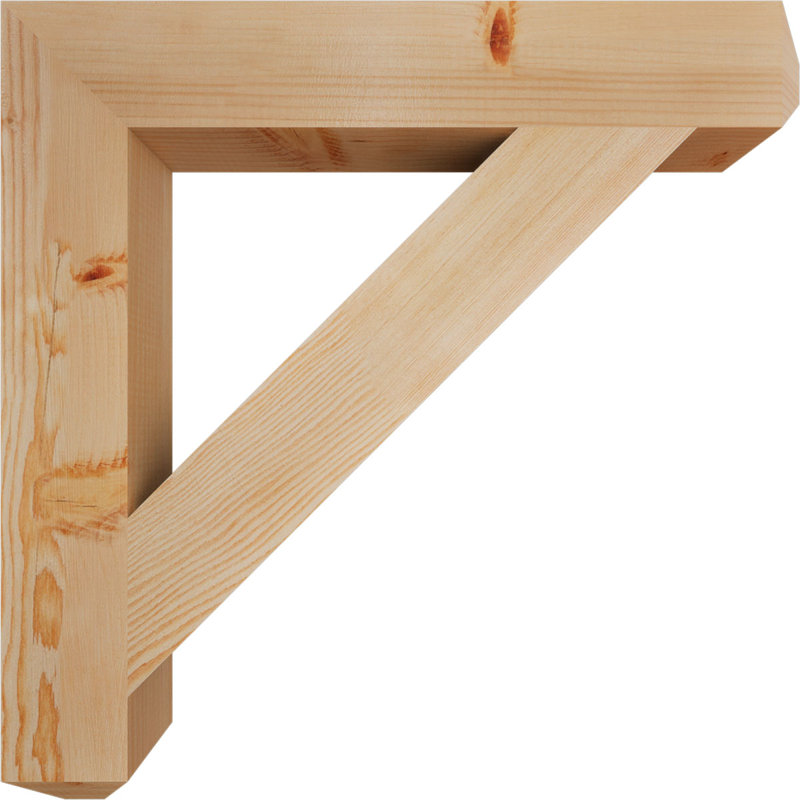 Support pour artisan traditionnel, H 26 po x l 3,5 po x P 26 po, Douglas (lisse)
