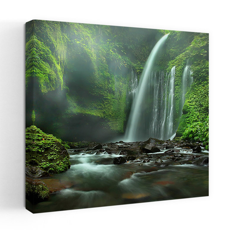 Art contemporain Moss Forest, H 18 po x l 18 po