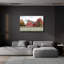 «Fall Barn» par Lori Deiter, art mural en verre acrylique-1613042700