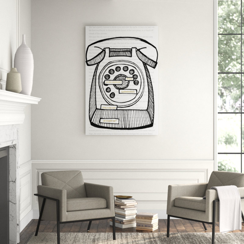 Ring Me Print by Kelli Ellis, Glass Coat, 24" H x 16" W